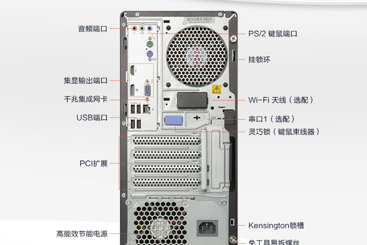 联想ThinkCentre M950t 台式机